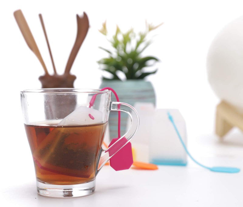 Ecurfu 6 Pack Silicone Tea Infuser, Reusable Tea Bags Tea Strainer Filter Tea Steeper Tea Diffuser Tea Holder for Loose Leaf Tea with Spoon - Image 5